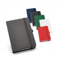 Bloco de Anotações 14x21cm Sem Pauta com Capa Dura e Fechamento em Elástico Personalizado