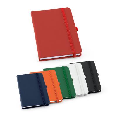 Bloco de Anotações 9x14cm Sem Pauta com Capa de Couro Sintético Personalizado
