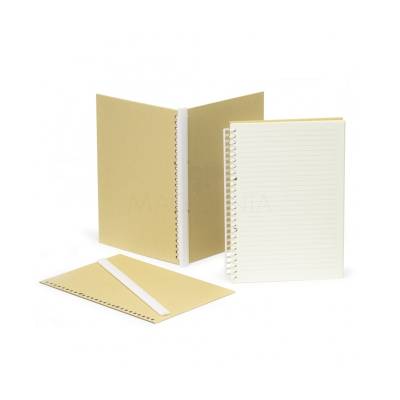 Bloco de Anotações B5 com Capa Kraft e Pauta Personalizado