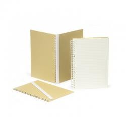 Bloco de Anotações B5 com Capa Kraft e Pauta Personalizado