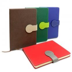 Bloco de Anotações com Capa Dura e Fecho Magnético Personalizado