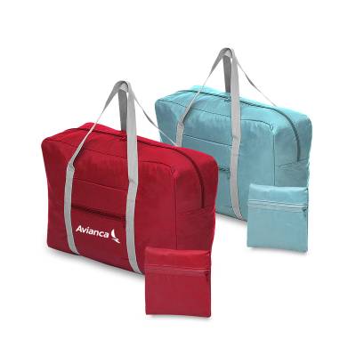 Bolsa Mala de Viagem Dobrável em Poliéster Personalizada