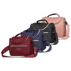 Bolsa Térmica 8 Litros em Poliéster com Detalhes em Couro Sintético Personalizada