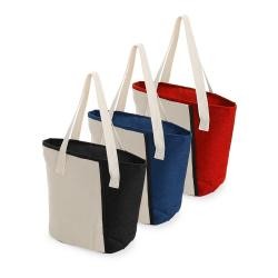 BOLSA TÉRMICA EM TNT 80G/M² - LARANJA - 27X17X10,5 CM