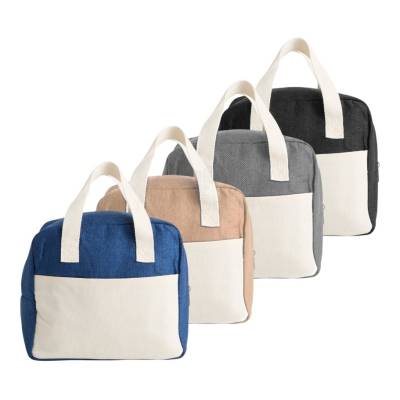 BOLSA TÉRMICA EM TNT 80G/M² - VERDE - 27X17X10,5 CM