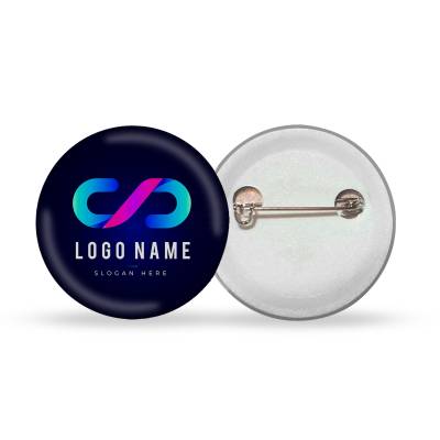 Button Redondo 45mm com Alfinete Personalizado