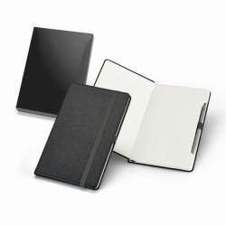 Caderno A5 Sem Pauta com Porta-Caneta e Caneta Personalizado