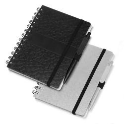 Caderno de Anotações com Caneta e Capa Dura Personalizado