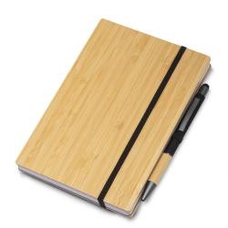 Caderno de Anotações com Capa Dura e Suporte para Caneta Personalizado