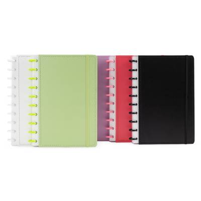 Caderno de Disco com Capa Dura e Fechamento em Elástico Personalizado