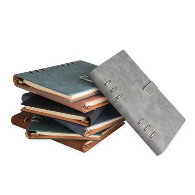 Caderno Fichário A5 com Capa em PU e Fecho Magnético Personalizado
