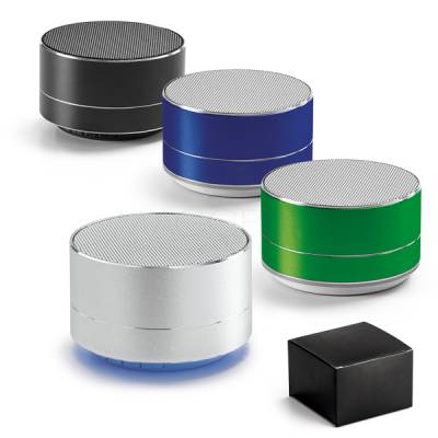 Caixa de Som Bluetooth de Alumínio Personalizada