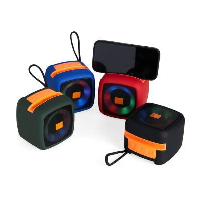Caixa de Som Bluetooth TWS com Suporte Personalizada
