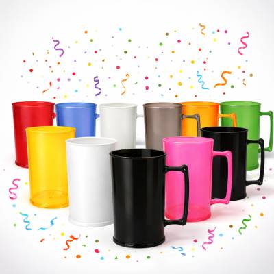 Caneca de Chopp 450 ml de Poliestireno Personalizada