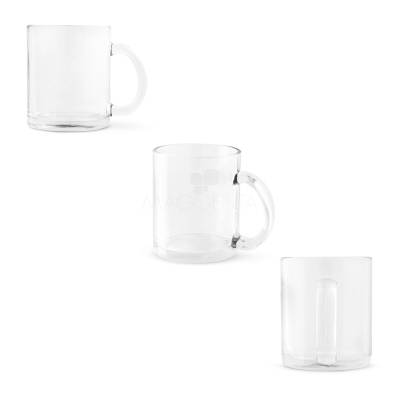 Caneca de Vidro 350 ml para Sublimação Personalizada