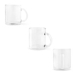 Caneca de Vidro 350 ml para Sublimação Personalizada
