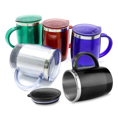 Caneca Térmica de 400 ml com Tampa Personalizada