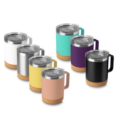 Caneca Térmica de Aço Inox 350 ml com Alça e Tampa Personalizada