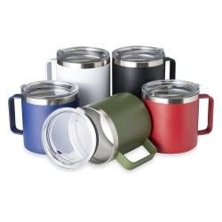 Caneca Térmica de Inox 450 ml com Tampa Personalizada