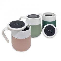 Caneca Térmica de Inox com Display LED e Termômetro Digital 500ml Personalizada