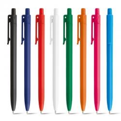 Caneta Esferográfica Click de Plástico ABS Azul Personalizada