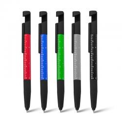 Caneta Metal com Ponteira Touch e Porta Celular Personalizado