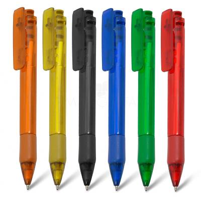 Caneta Plástica Click Personalizada