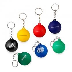 Chaveiro Anti Stress Bolinha de Vinil Macio Personalizado