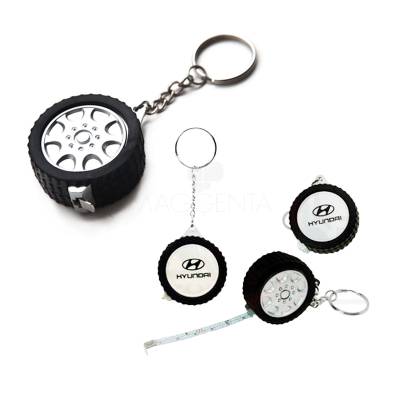 Chaveiro Trena 1 m Formato Pneu Personalizado