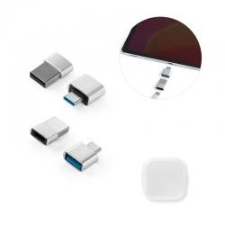 Conjunto de Adaptadores USB-A e USB-C em Alumínio Personalizado