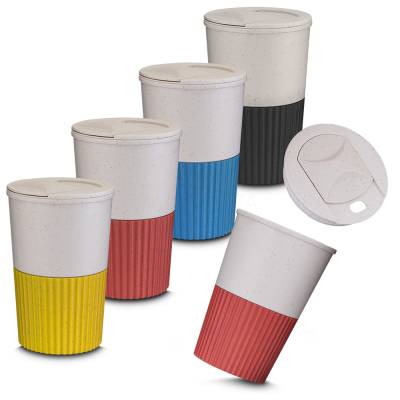 Copo Plástico 400ml com Tampa Rosqueável Personalizado