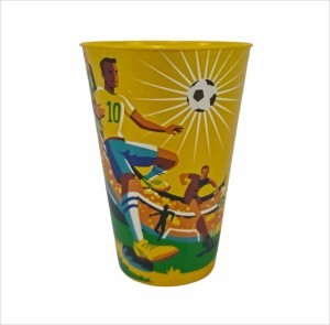 Copo Plástico 450 ml com Personalização In Mold Label 360° Personalizado