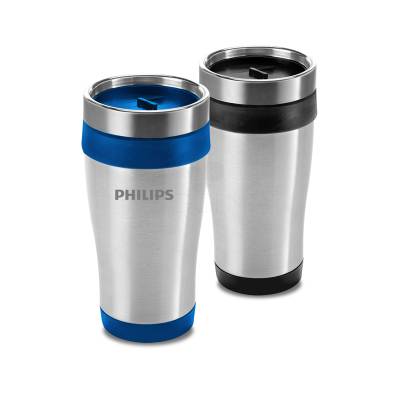 Copo Térmico de Metal com Tampa Antiderrame 420 ml Personalizado
