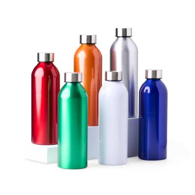 Garrafa de Alumínio 800ml com Tampa Rosqueável Personalizada