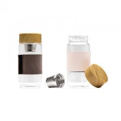 Garrafa de Vidro 400 Ml Com Infusor Personalizada