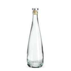 Garrafa de Vidro 550 ml com Tampa Rolha Personalizada