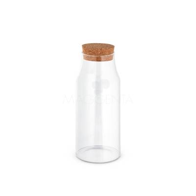 Garrafa de Vidro 800 ml com Tampa de Cortiça Personalizada