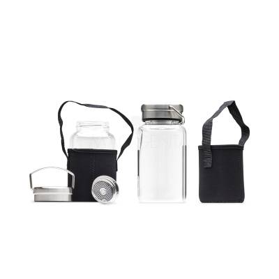 Garrafa de Vidro com Infusor 650 ml Personalizada