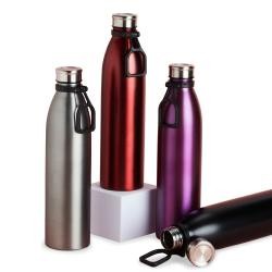 Garrafa Térmica de Aço Inox 1,1L com Alça Personalizada