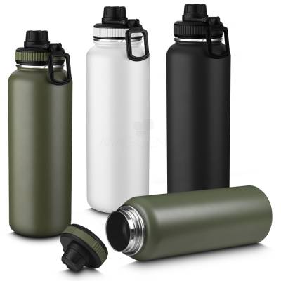 Garrafa Térmica de Aço Inox 1,2L com Alça e Bico Rosqueável Personalizada