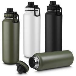 Garrafa Térmica de Aço Inox 1,2L com Alça e Bico Rosqueável Personalizada