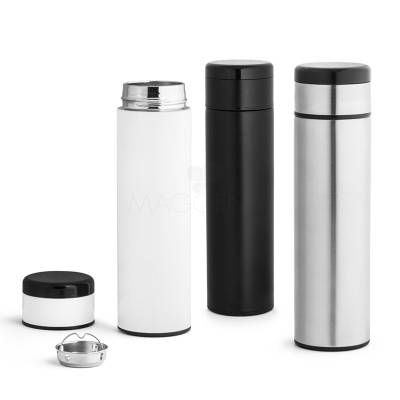 Garrafa Térmica de Aço Inox 450ml com Termômetro Digital Personalizada