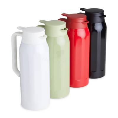 Garrafa Térmica de Aço Inoxidável 1,4L com Alça e Tampa de Alavanca Personalizada