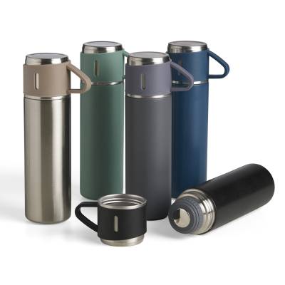 Garrafa Térmica de Inox 450 ml com Tampa Caneca Personalizada