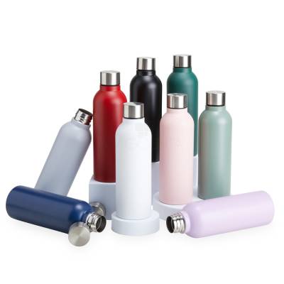 Garrafa Térmica de Inox 800ml com Acabamento Fosco Personalizada