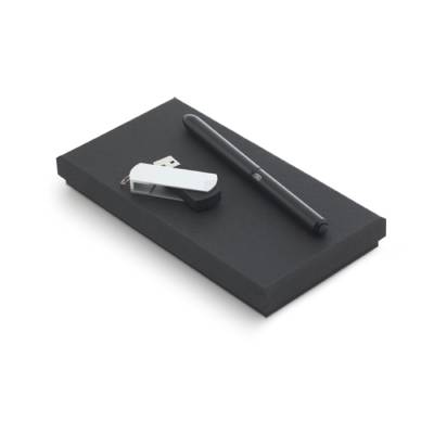 Kit Caneta com Pen Drive 8GB Personalizado