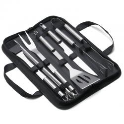Kit Churrasco 9 Peças em Estojo de Nylon Personalizado