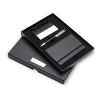 Kit Executivo com Porta-Cartões, Caneta e Caderneta Personalizado