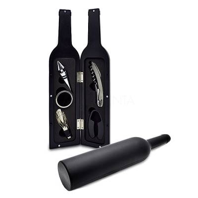 Kit Vinho 5 Peças em Formato de Garrafa Personalizado