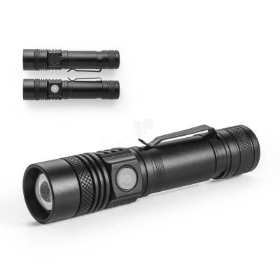Lanterna Recarregável de Alumínio 300 Lumens Personalizada